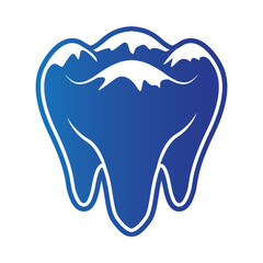 Creative Combination Tooth and Mountain