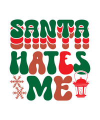 Merry Christmas Retro Svg, Retro svg bundle, Christmas Sign Retro Svg, Round Christmas Retro, Santa Retro Svg, Christmas Round Retro, Christmas Retro SVG, Snowflake SVG