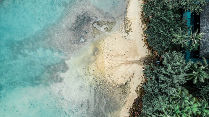 Aerial view of Tubkaek Beach Krabi