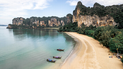 Obraz premium Aerial view of Railay Beach