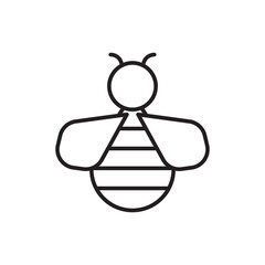 Bee icon line style images