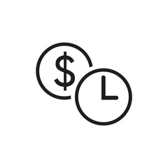 Time Is Money Icon