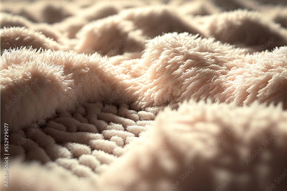 Aufkleber a close up of a blanket with a pattern on it and a blurry background of the blanket is white. genera