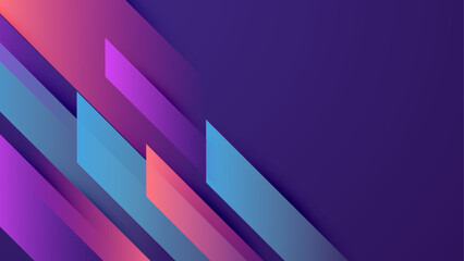 Abstract colourful design on dark purple background
