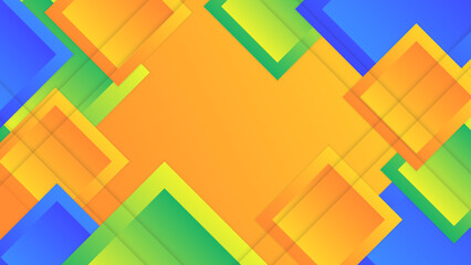 Abstract colourful background with squares