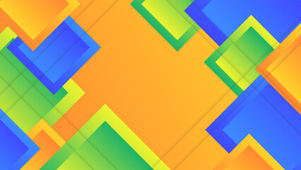 Obraz premium Abstract colourful background with squares