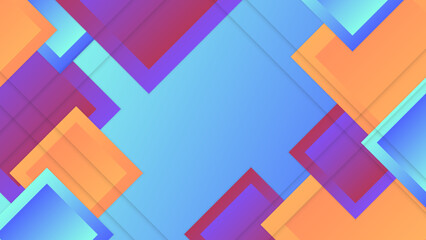 Abstract colourful background with squares