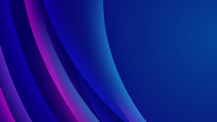 Abstract colourful dark blue wave 3d background