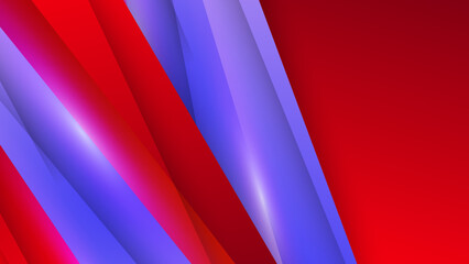 Abstract colourful red and blue background
