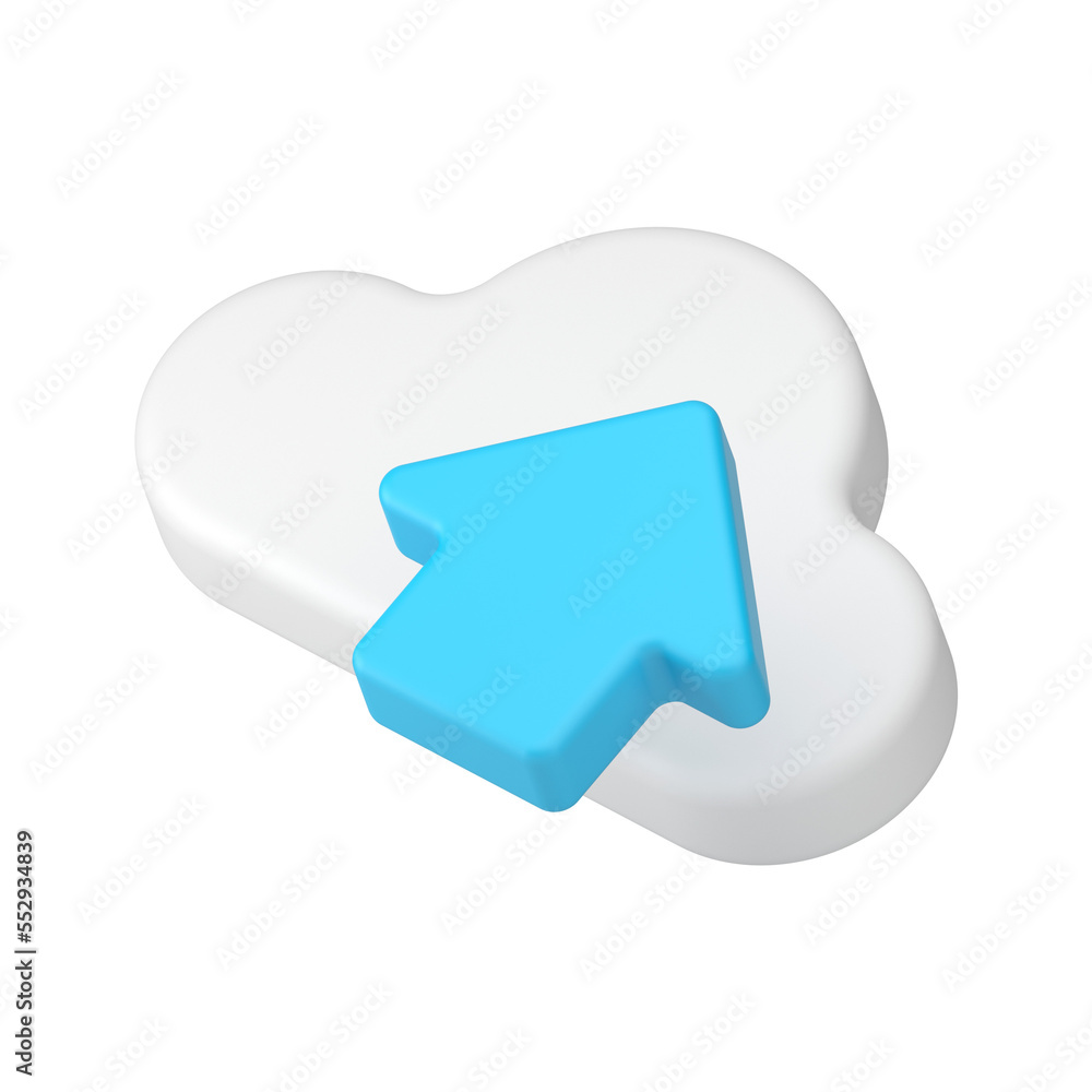 Poster cloud backup storage digital folder files global exchanging server for data download 3d icon