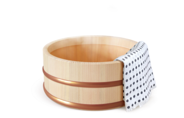 風呂 桶  イラスト リアル