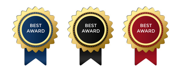 golden shield isolated luxury gold icon set design