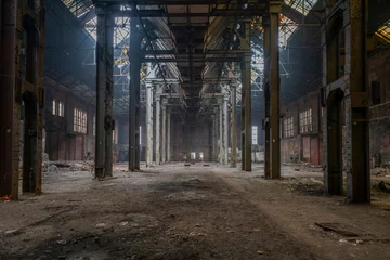  Old abandoned historic Art Nouveau factory power plant in Eastern Europe Szombierki © Arkadiusz