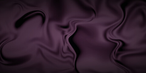 Black satin background . Abstract background luxury cloth rippled .  Black wavy silk fabric background . Smooth elegant black silk texture can use as wedding and luxury party background.
