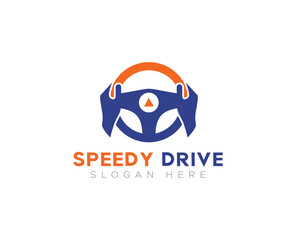 Speedy drive logo design vector templates