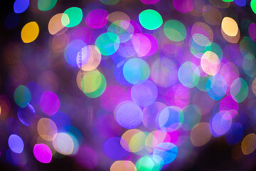 Christmas bokeh, background