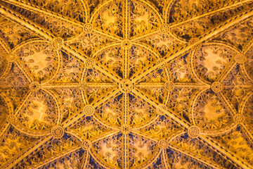 Inside Seville Cathedral in Seville