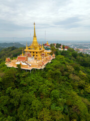 Naklejka premium Wat Khiriwong Nakhon Sawan Thailand Thai Temple