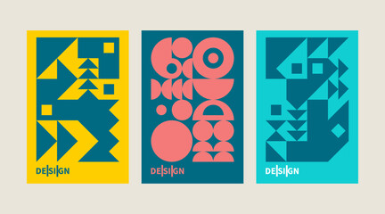 Bauhaus style poster