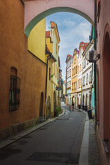 Fototapeta premium In the historic centre of Pardubice