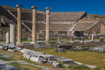 In the ruins of ancient Pergamon