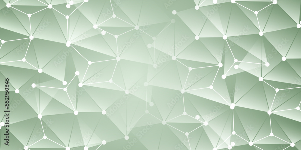 Poster connections - molecular, global, computer and business network mesh creative design - abstract light