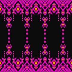 Drawing pink lines and black backgrounds, design, fabric patterns, patterns for use as background, art.