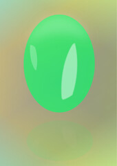 abstract background with green bubble