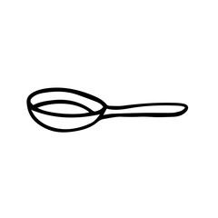 Doodle frying pan. kitchen tool