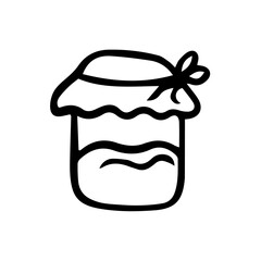 Doodle jam. Jar of Grandma is Jam.
