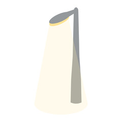 isometric street light is on 3d universal scenary collection set