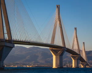 Modern bridge in Peloponnese, Greece