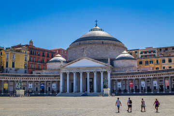 In old town of Naples