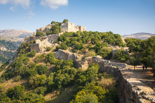 In the ruins of Nimrod Fortress