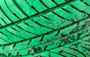 green car tire tread texture background