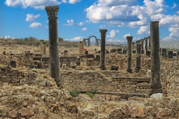 Volubilis, sito archeologico romano in Marocco