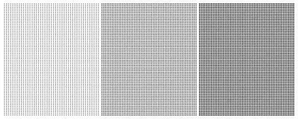 Set of tinys black dotted backgrounds. Polka dot vector pattern. Vector 10 Eps.
