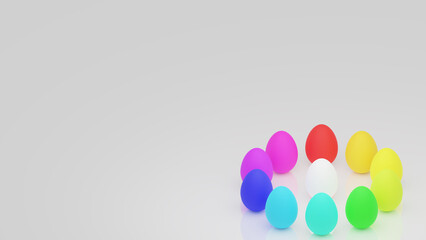 Eggs with Mansell hue Circle