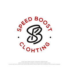 Monogram Logo Design Concept Vector. Initial SB Letter Mark Symbol Icon Logo Vector