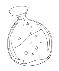 The potion in the set in the graph