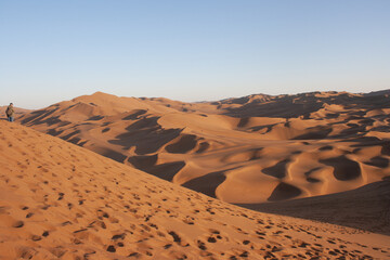 Fototapeta na wymiar kumtag desert in shanshan county, Turpan, China
