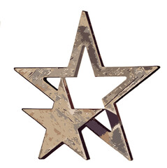 christmas stars vector ornament