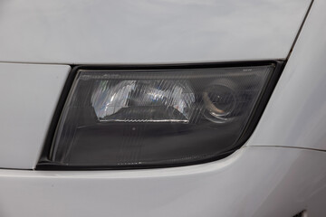 古い自動車のヘッドライト　Headlight of the old car