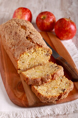 homemade sweet apple Dutch loaf