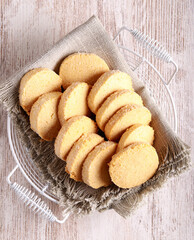 Coconut cookies, served