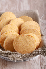 Coconut cookies, served
