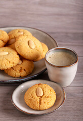 Almond cookies, served