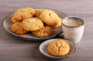 Almond cookies, served