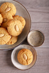 Almond cookies, served