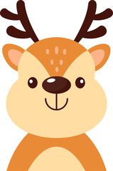 Fototapeta premium Cute Deer Cartoon Illustration for kids